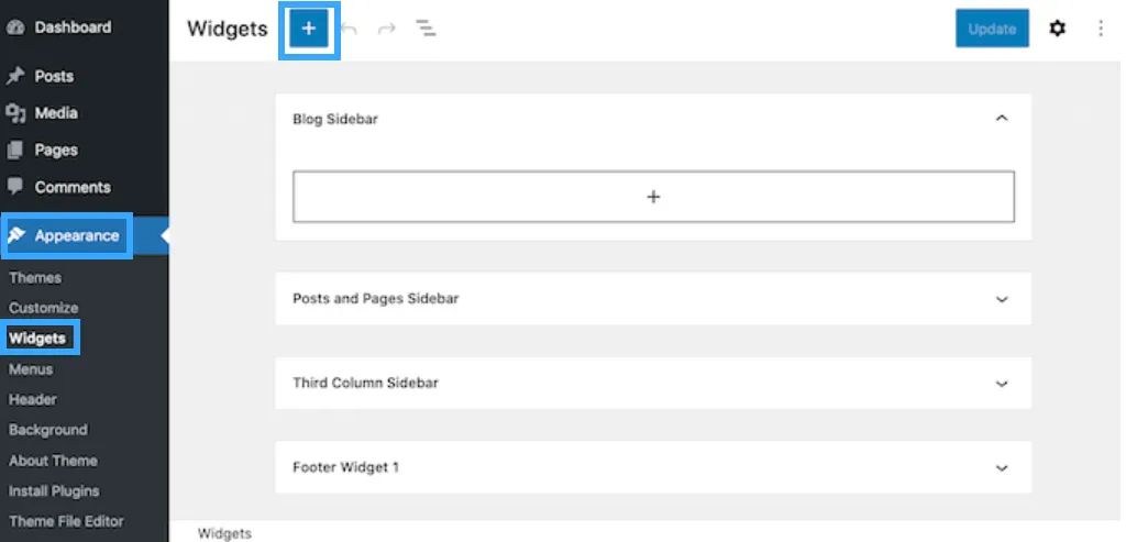 Cách thêm Google Calendar vào WordPress 58 Thêm calendar trong Widgets