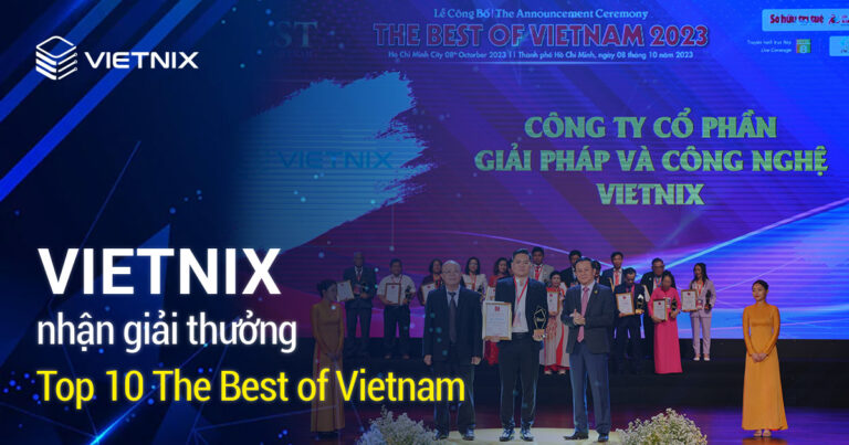 Vietnix nhận giải The Best of Việt Nam 2023