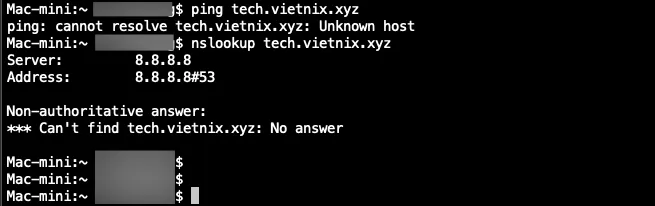 Cách sửa lỗi DNS_PROBE_FINISHED_NXDOMAIN đơn giản, hiệu quả 16 Kiểm tra tình trạng hoạt động của tên miền