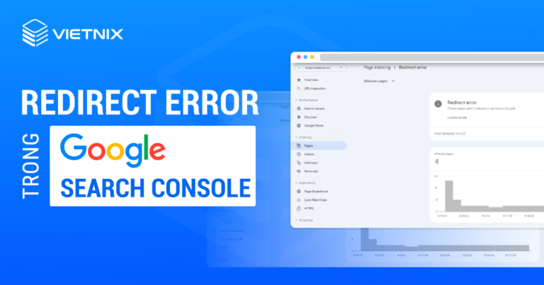 Redirect Error trong Google Search Console