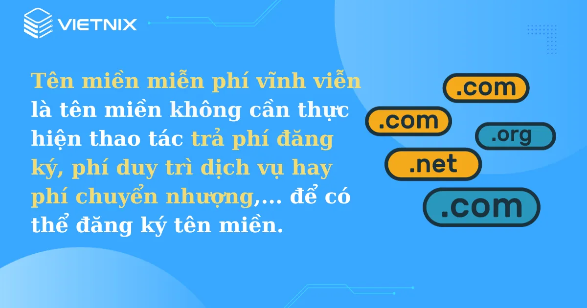 Tên miền miễn phí vĩnh viễn là gì?