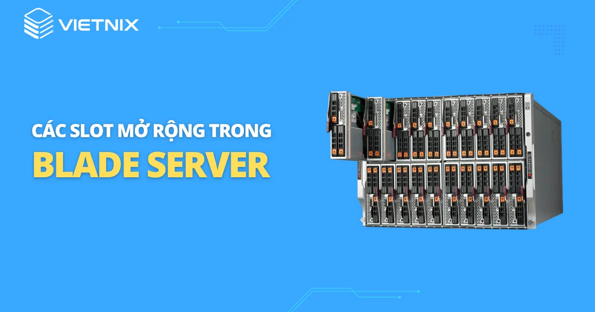 Các slot mở rộng trong Blade Server