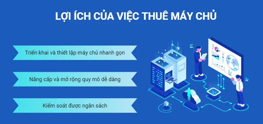 Lợi ích của việc thuê máy chủ thay vì mua máy chủ 