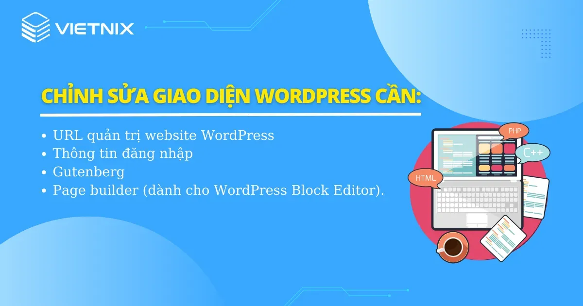 Chỉnh sửa giao diện WordPress