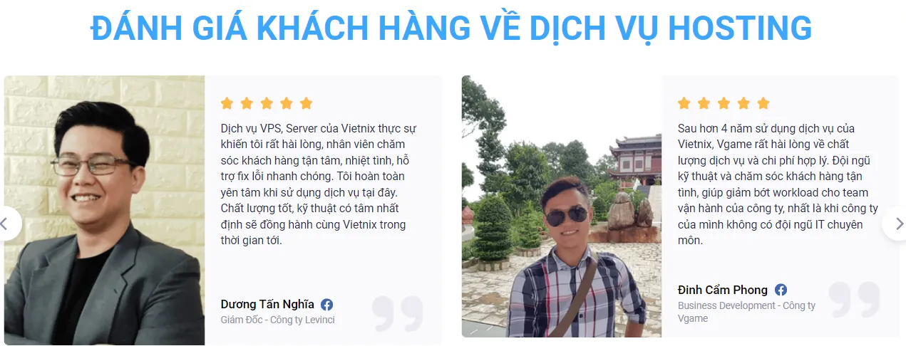 So sánh hosting Vietnix và hosting HostGator: Hosting nào tốt hơn cho website của bạn 38 review khách hàng Vietnix 1