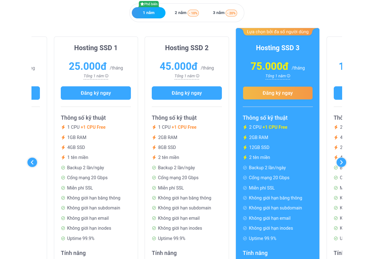 So sánh hosting Vietnix và StableHost: Nên lựa chọn nhà cung cấp hosting nào? 20 Bảng giá Hosting Giá Rẻ