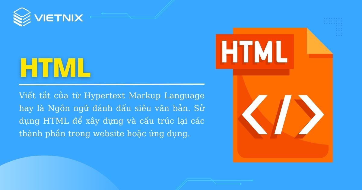 Định nghĩa html là gì