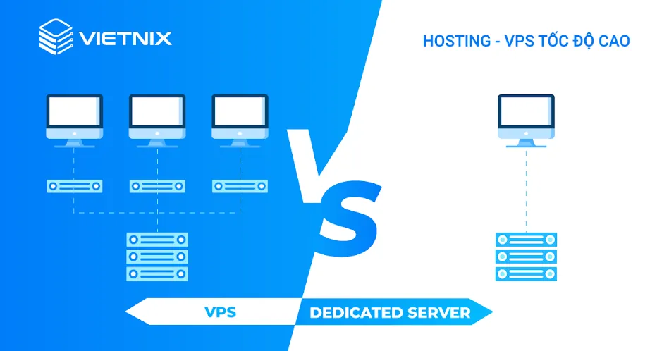 So sánh VPS và Dedicated server