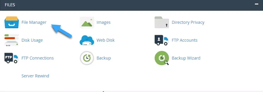 Quản lý file trong cPanel