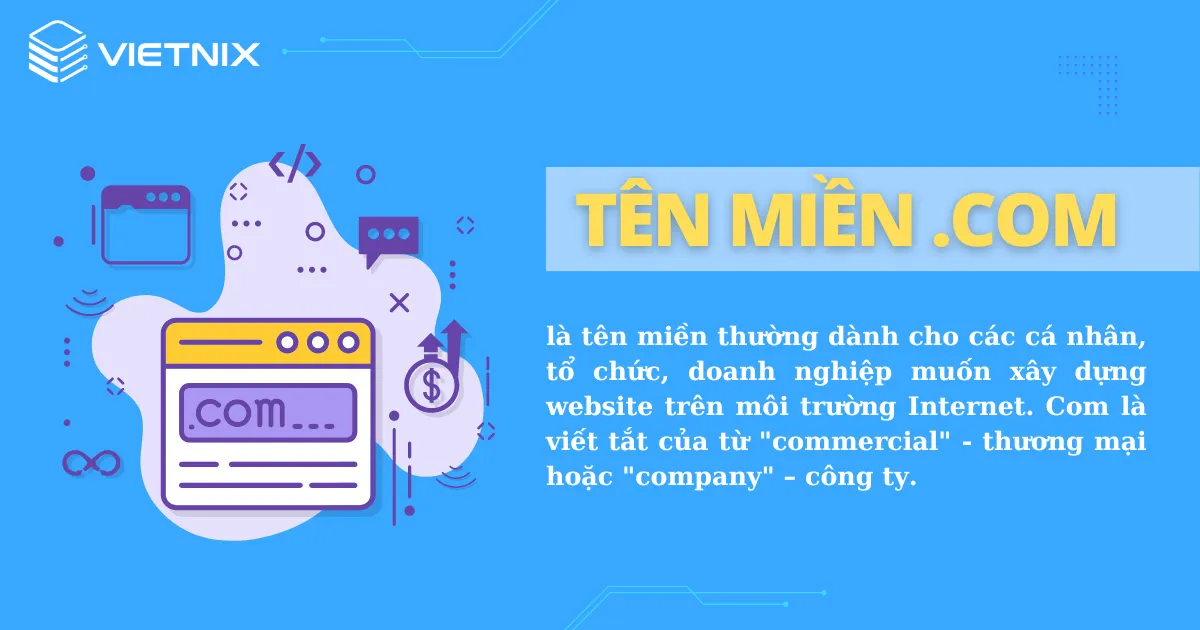 Tên miền .com là gì?