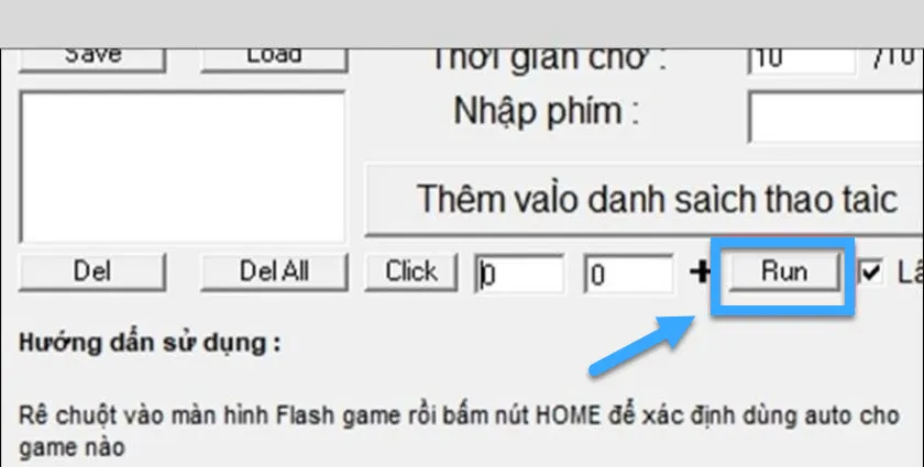 Auto Click là gì? Top 7 phần mềm Auto Click phổ biến 94 Nhấn chọn Run