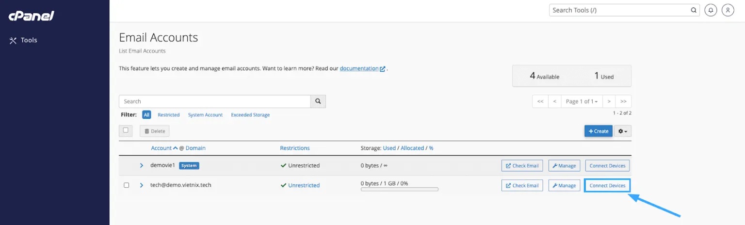 Cách đăng nhập mail công ty và Email Hosting vào Gmail và Outlook đơn giản 48 Xem thông số máy chủ