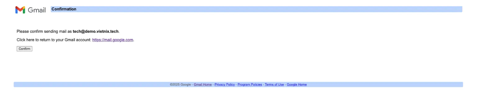 Cách đăng nhập mail công ty và Email Hosting vào Gmail và Outlook đơn giản 60 Chọn gửi lại email khi không nhận được mail phản hồi