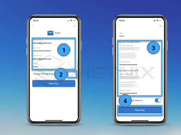Cách đăng nhập mail công ty và Email Hosting vào Gmail và Outlook đơn giản 77 Nhấn đăng nhập để kết thúc