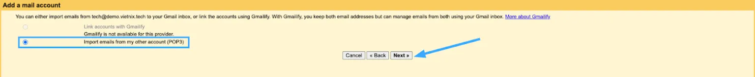 Cách đăng nhập mail công ty và Email Hosting vào Gmail và Outlook đơn giản 55 Nhập email từ tài khoản khác