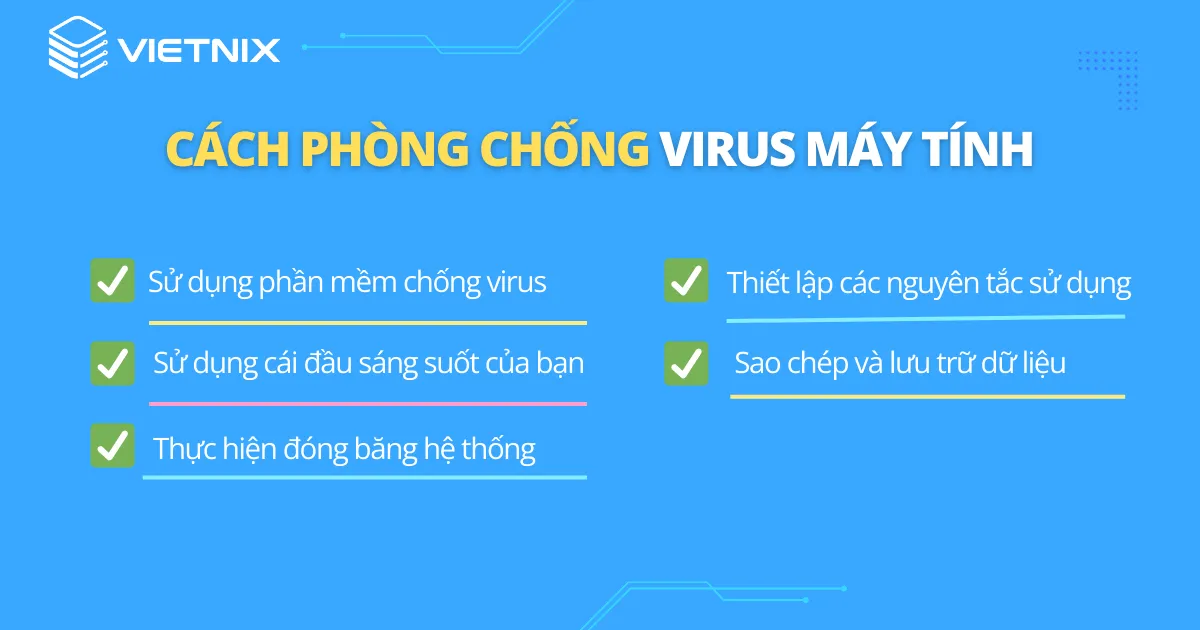 Cách phòng chống virus máy tính