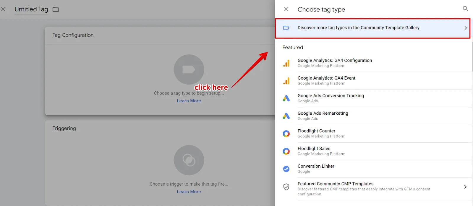 Microsoft Clarity: Cách sử dụng tool phân tích cho SEOer 131 Chọn Choose tag type