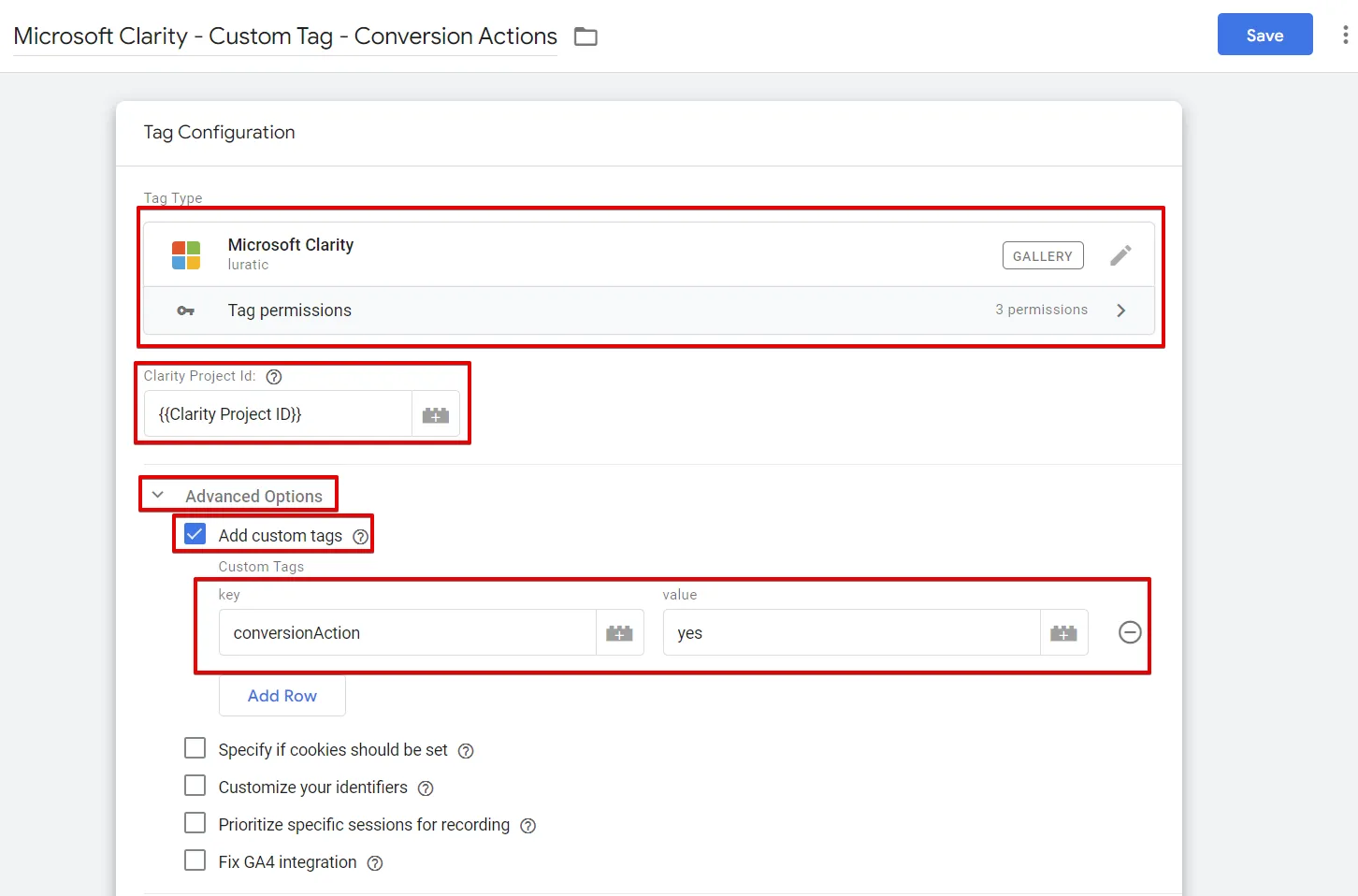 Microsoft Clarity: Cách sử dụng tool phân tích cho SEOer 195 Custom tag theo dõi người dùng thực hiện hành động chuyển đổi