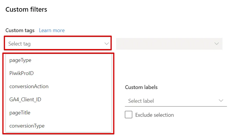 Microsoft Clarity: Cách sử dụng tool phân tích cho SEOer 199 Custom tag đã áp dụng