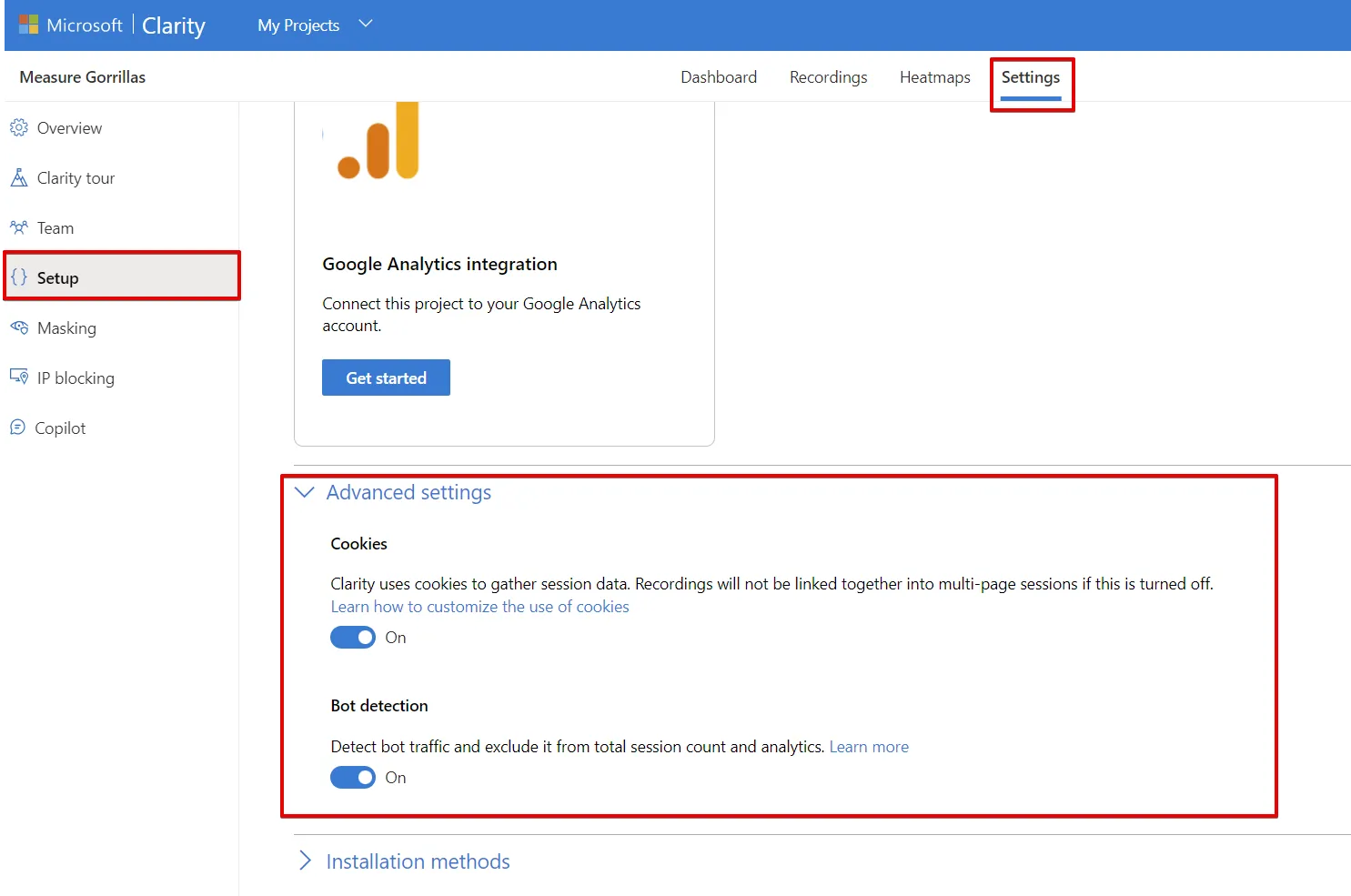 Microsoft Clarity: Cách sử dụng tool phân tích cho SEOer 152 Sử dụng cookies để thu thập dữ liệu phiên