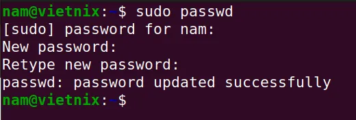Cách đổi mật khẩu người dùng trong Linux nhanh nhất 4 Thay đổi mật khẩu người dùng bằng lệnh passwd