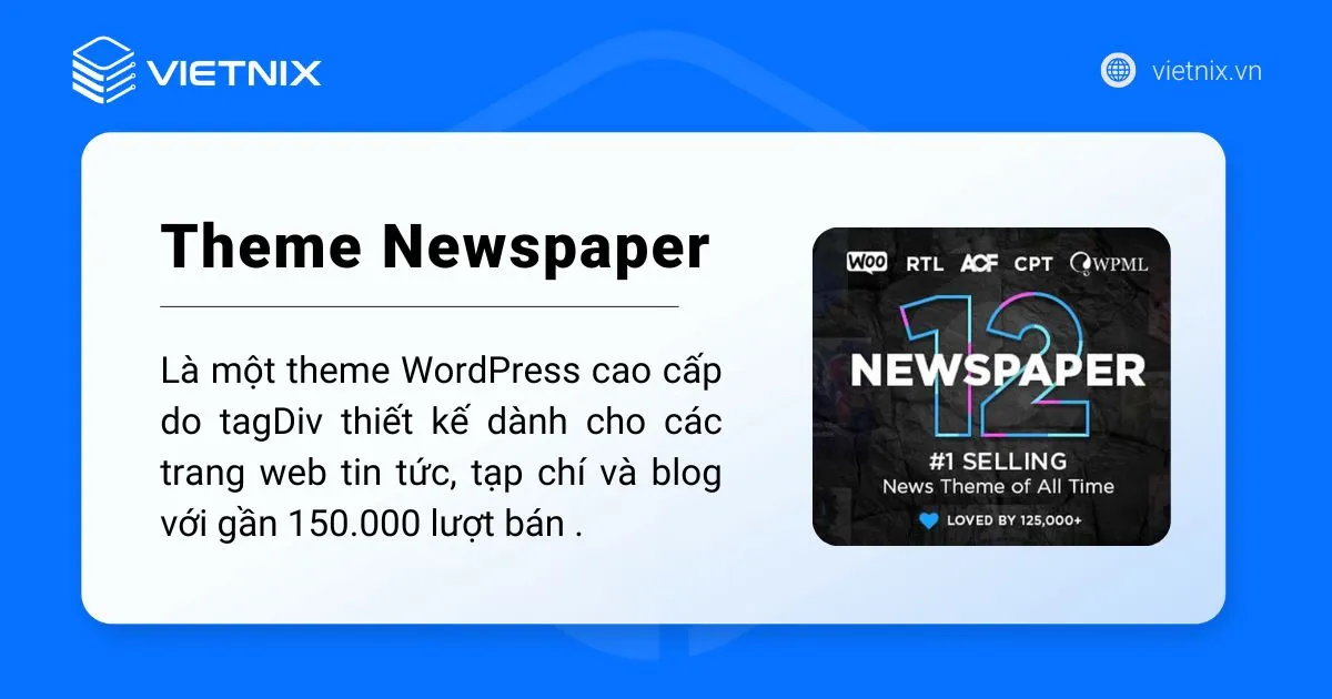 Newspaper Theme: Đánh giá và hướng dẫn cài đặt nhanh chóng 44 Khái niệm theme Newspaper