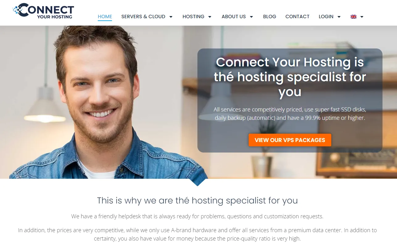 Connect Your Hosting là một nhà cung cấp dịch vụ lưu trữ web và dịch vụ đám mây chất lượng