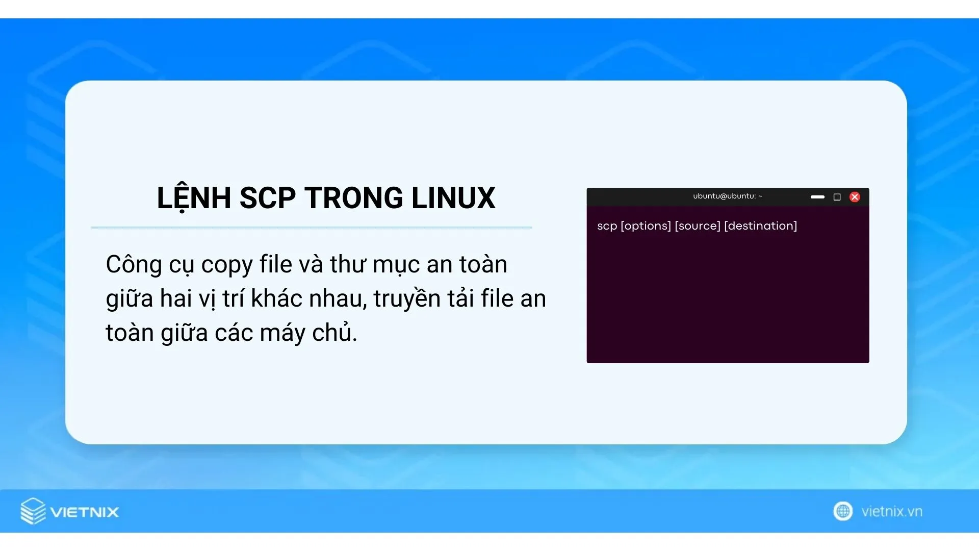 Lệnh Scp trong Linux 