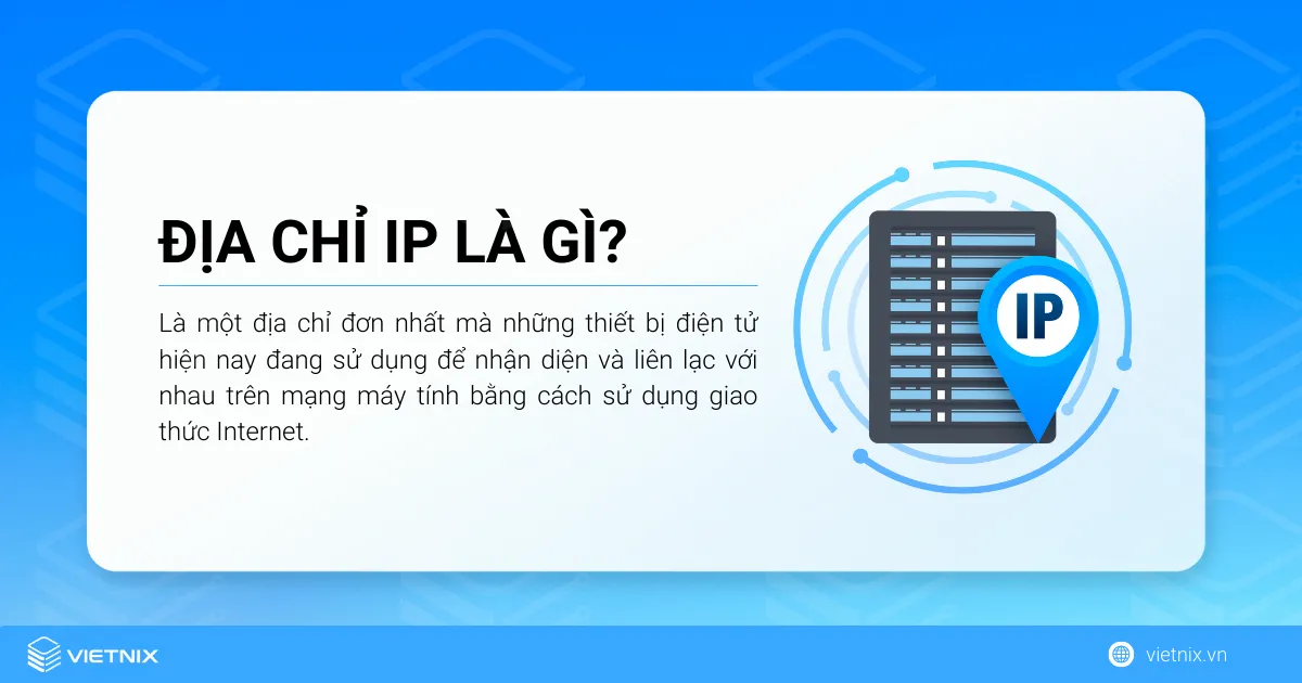 Địa chỉ IP là gì?