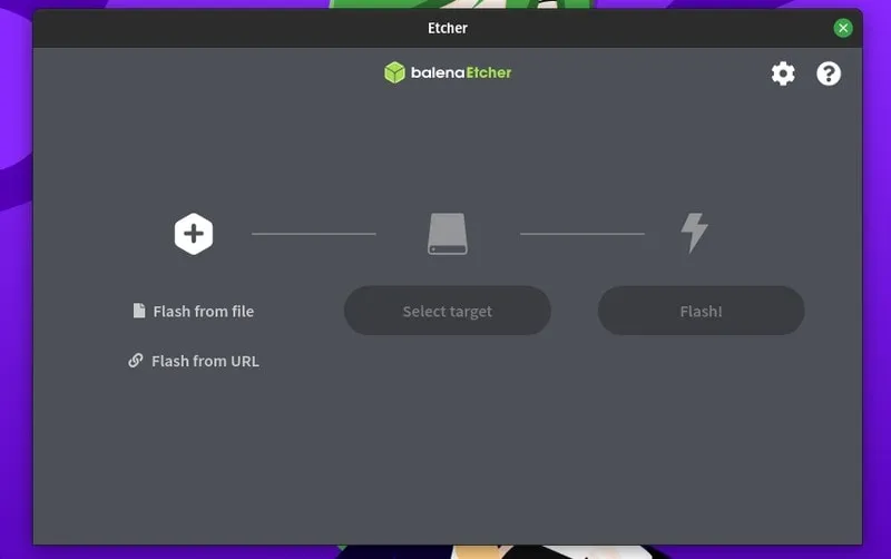 Hướng dẫn cài đặt Manjaro Linux cho PC 24 Burn file ISO bằng công cụ Etcher