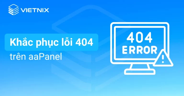 khắc phục lỗi 404