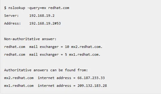 Cách cài đặt và cấu hình DNS cho Linux 15 Mail Exchange Record