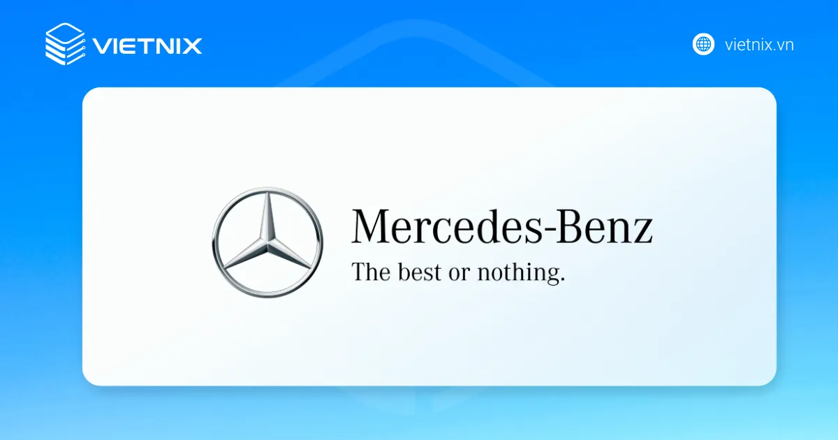 Slogan trong kinh doanh của thương hiệu xe hơi Mercedes-Benz