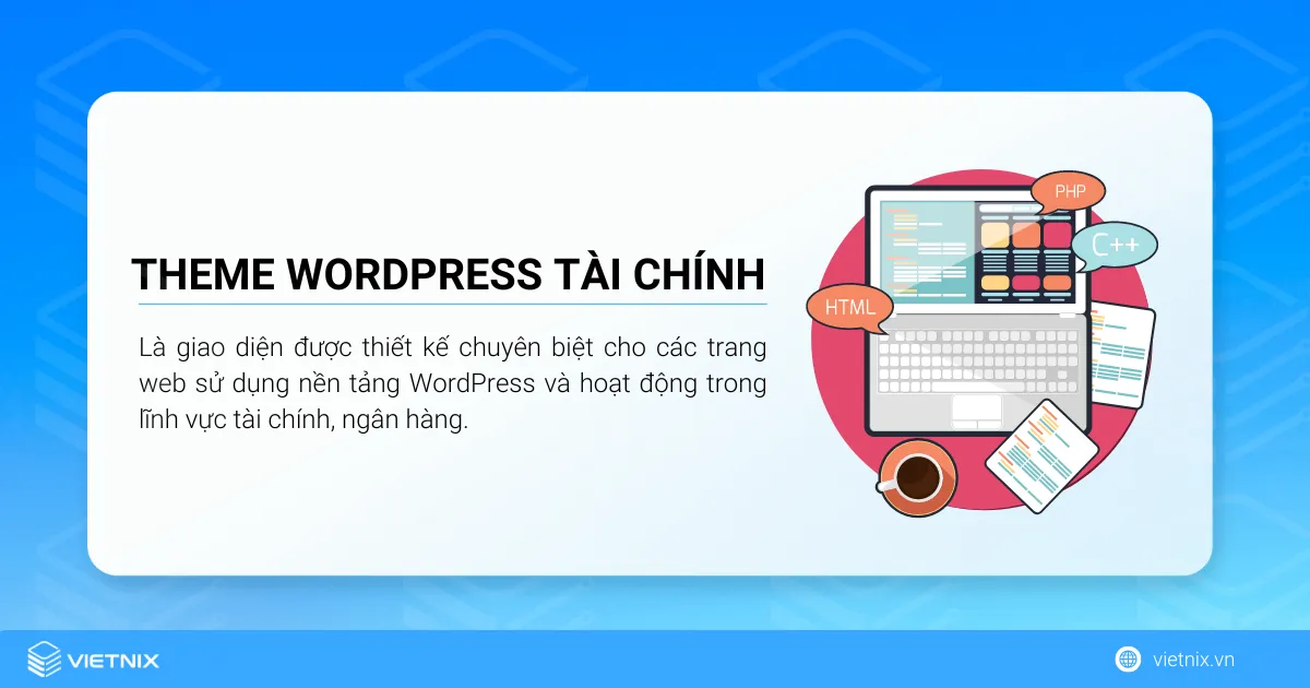 Theme WordPress tài chính