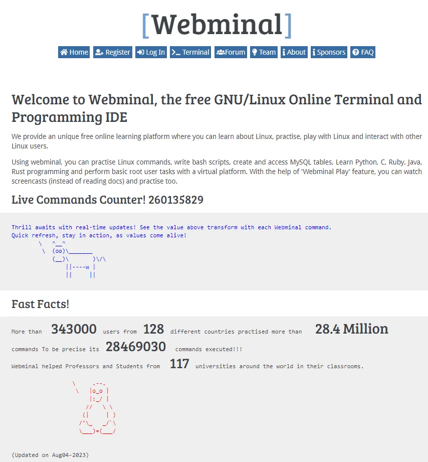 webminal