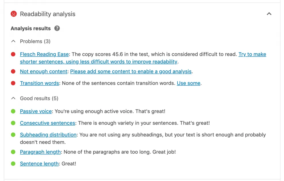 Yoast SEO là gì? Cách cài đặt và hướng dẫn sử dụng Yoast SEO cho người mới 65 Phân tích khả năng đọc