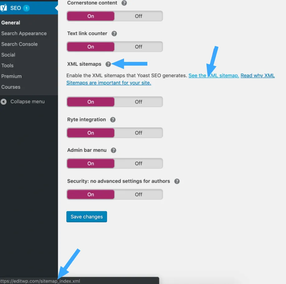 Yoast SEO là gì? Cách cài đặt và hướng dẫn sử dụng Yoast SEO cho người mới 73 Tạo sitemap