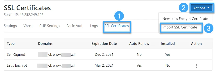 Goget SSL là gì? So sánh, ưu nhược điểm của Goget SSL 10 Cài đặt chứng chỉ SSL lên CloudPanel