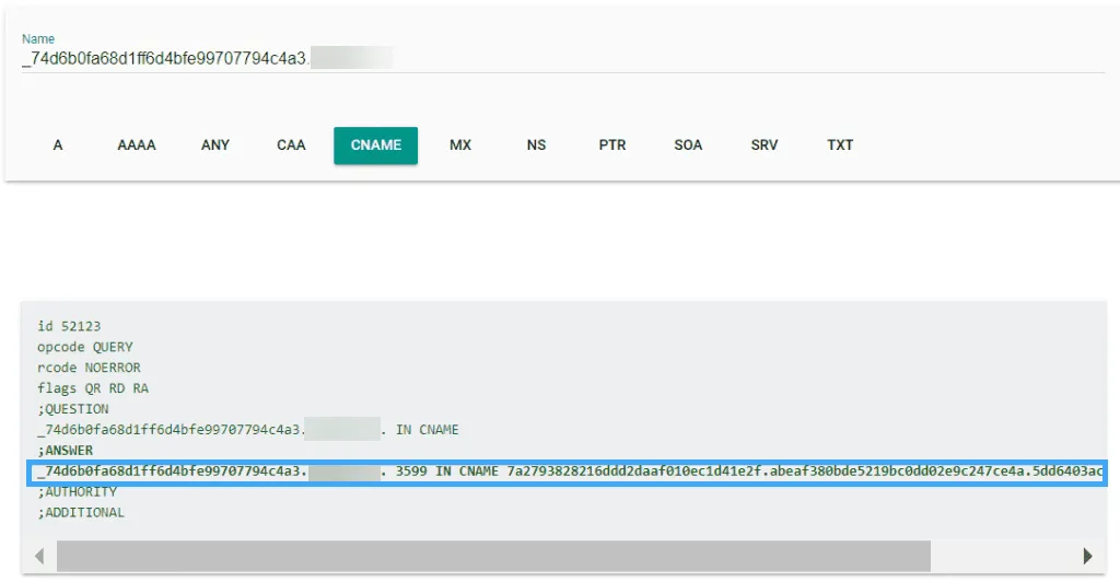 SSL Zero - Cài đặt SSL miễn phí với ZeroSSL an toàn 28 Xác thực domain thành công