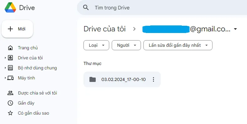 2 bước backup dữ liệu website trên CyberPanel lên GoogleDrive 24 Backup dữ liệu website trên CyberPanel lên GoogleDrive