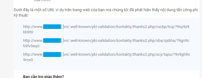 Cách sửa lỗi website bị cảnh báo chứa phần mềm độc hại 32 Vẫn còn thành phần độc hại, khiến xem xét thất bại