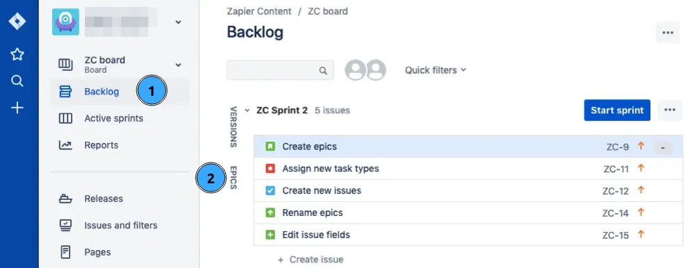 Jira là gì? Cách sử dụng Jira để tối ưu quy trình cho người mới 44 Tạo issue