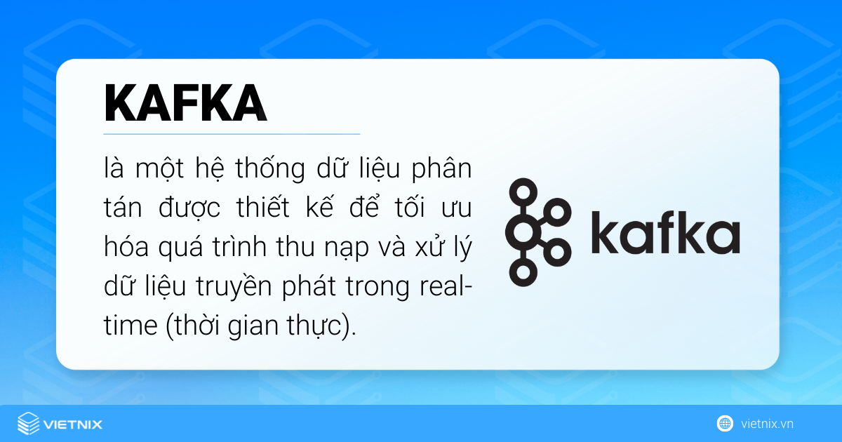 Đây là một hệ thống dữ liệu được thiết kế để thu nạp và xử lý dữ liệu real time