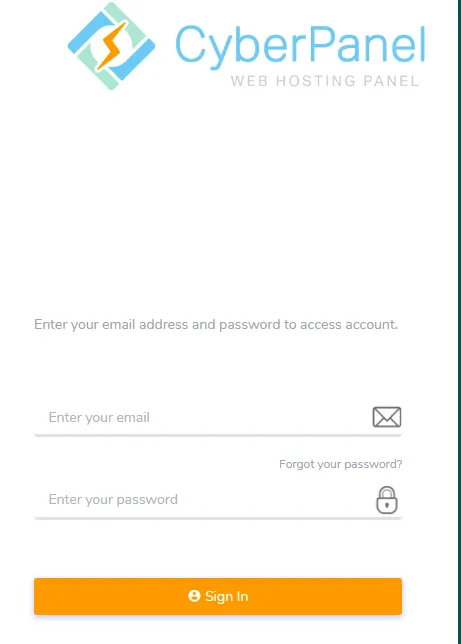 2 bước backup dữ liệu website trên CyberPanel lên GoogleDrive 19 Yêu cầu đăng nhập vào CyberPanel để tiếp tục