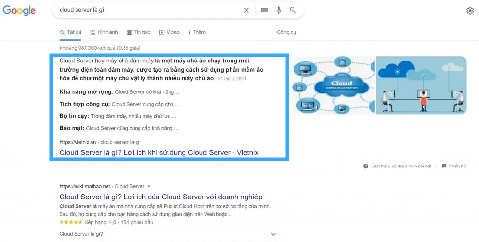 SERP là gì? Vai trò của Search Engine Result Page 29 Định dạng SERP featured snippets