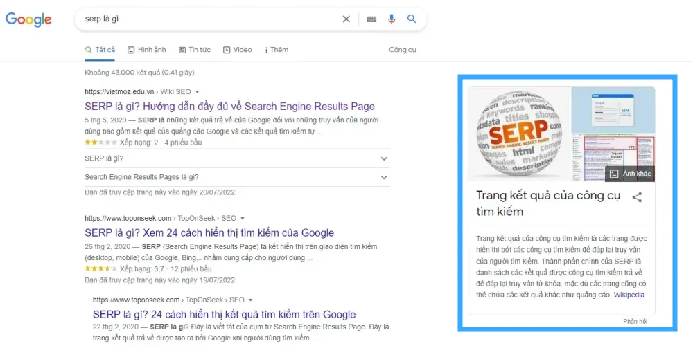 SERP là gì? Vai trò của Search Engine Result Page 31 Sơ đồ tri thức trong SERP