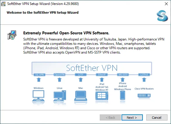 Cài đặt SoftEther VPN