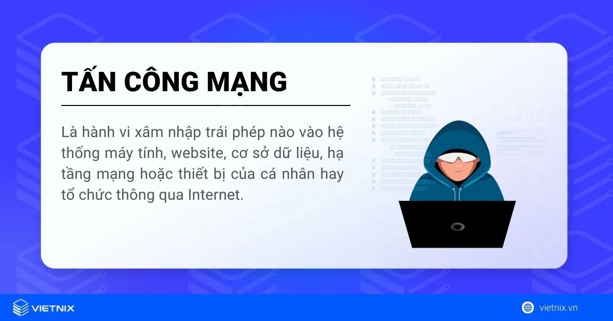 Tấn công mạng là gì? Các loại tấn công mạng, ví dụ và biện pháp phòng chống toàn diện 29 Tấn công mạng là gì?