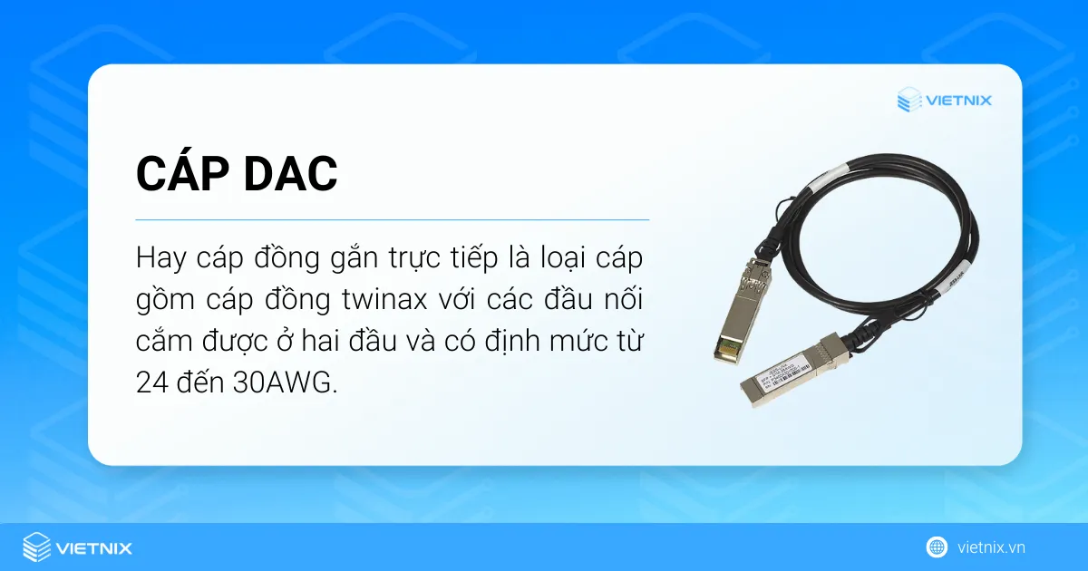 Tìm hiểu cáp DAC là gì