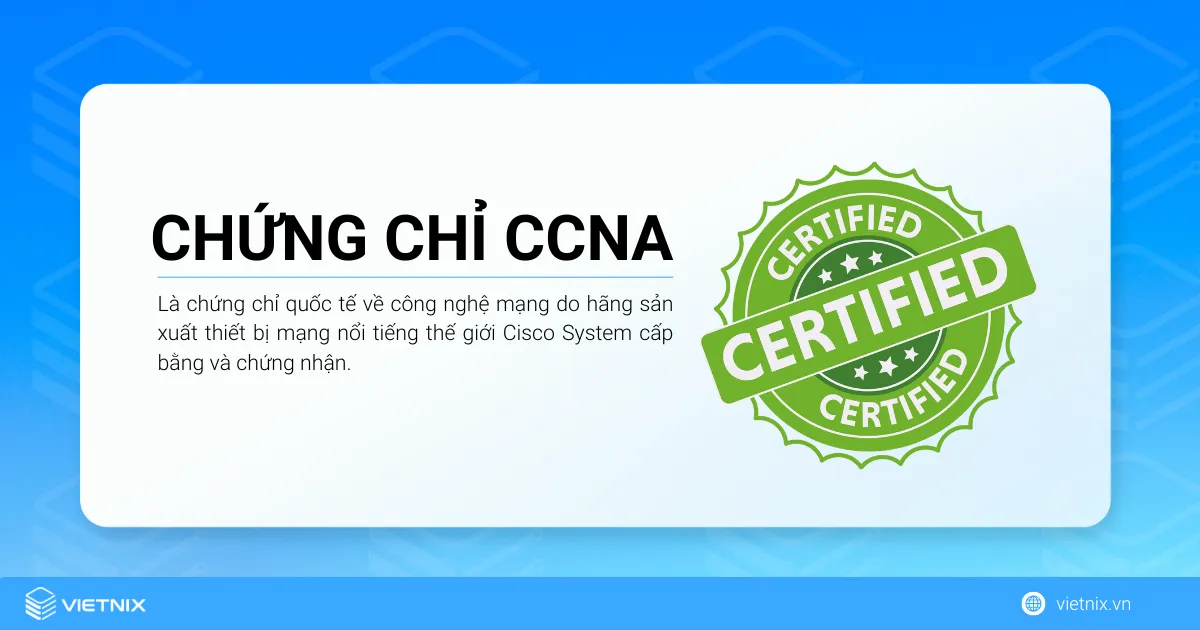 Tìm hiểu về chứng chỉ CCNA